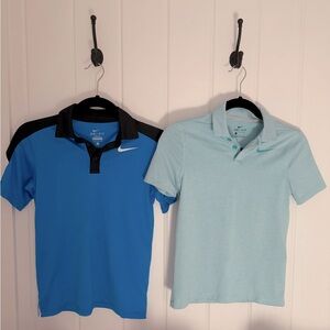 Nike Golf Polos. Set of 2. Size Boys Small.
